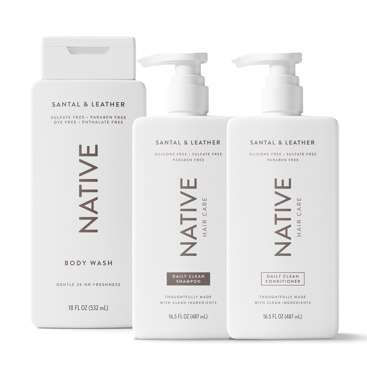 Native Shower Essentials Trio