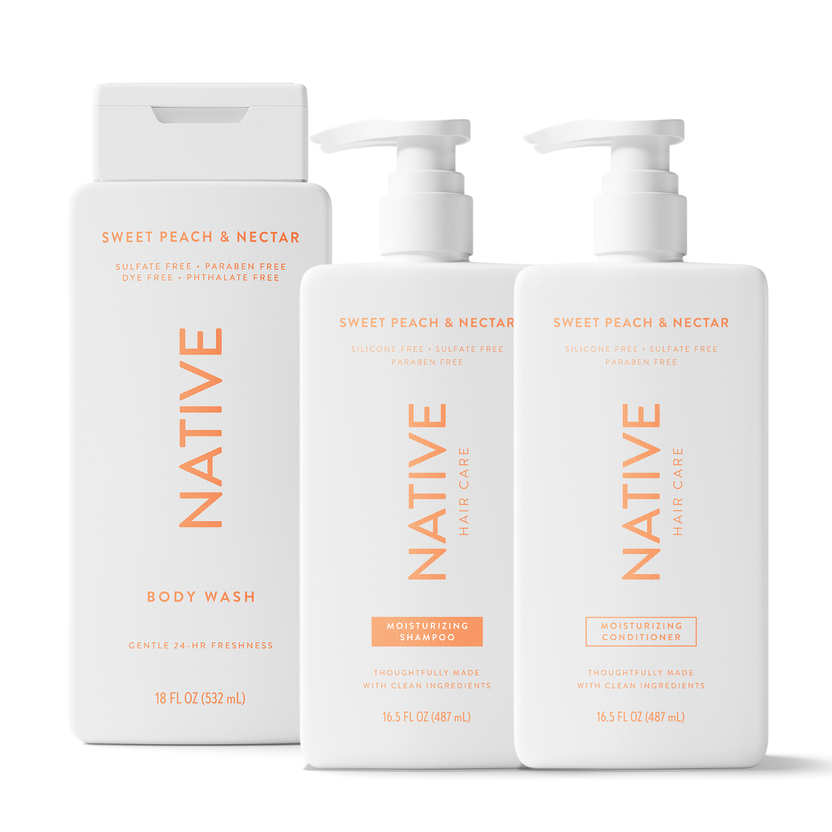 Native Shower Essentials Trio