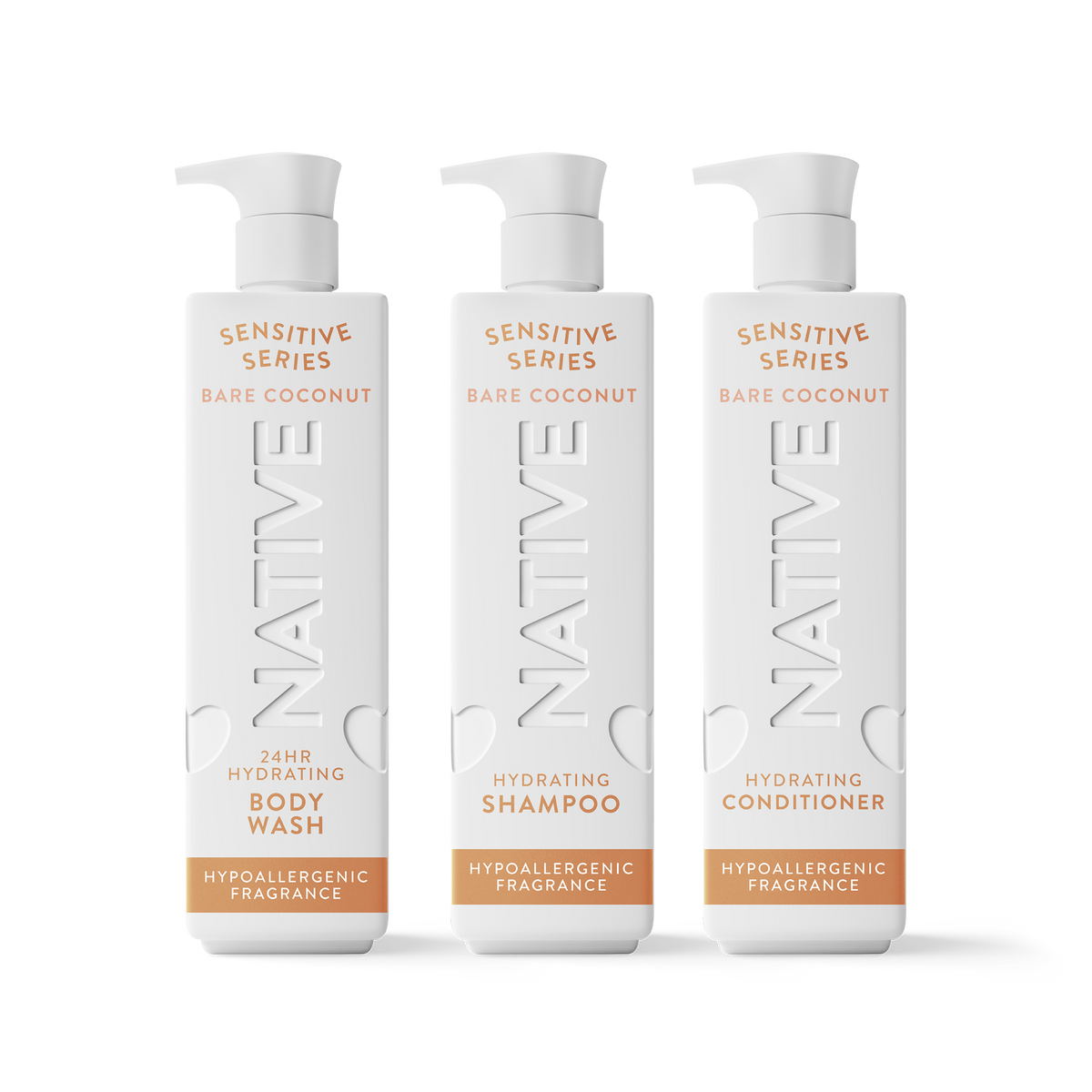 Native Shower Essentials Trio