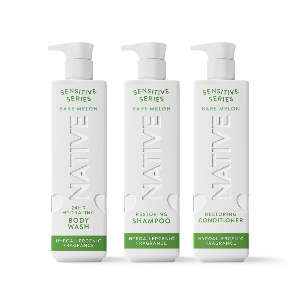 Native Shower Essentials Trio