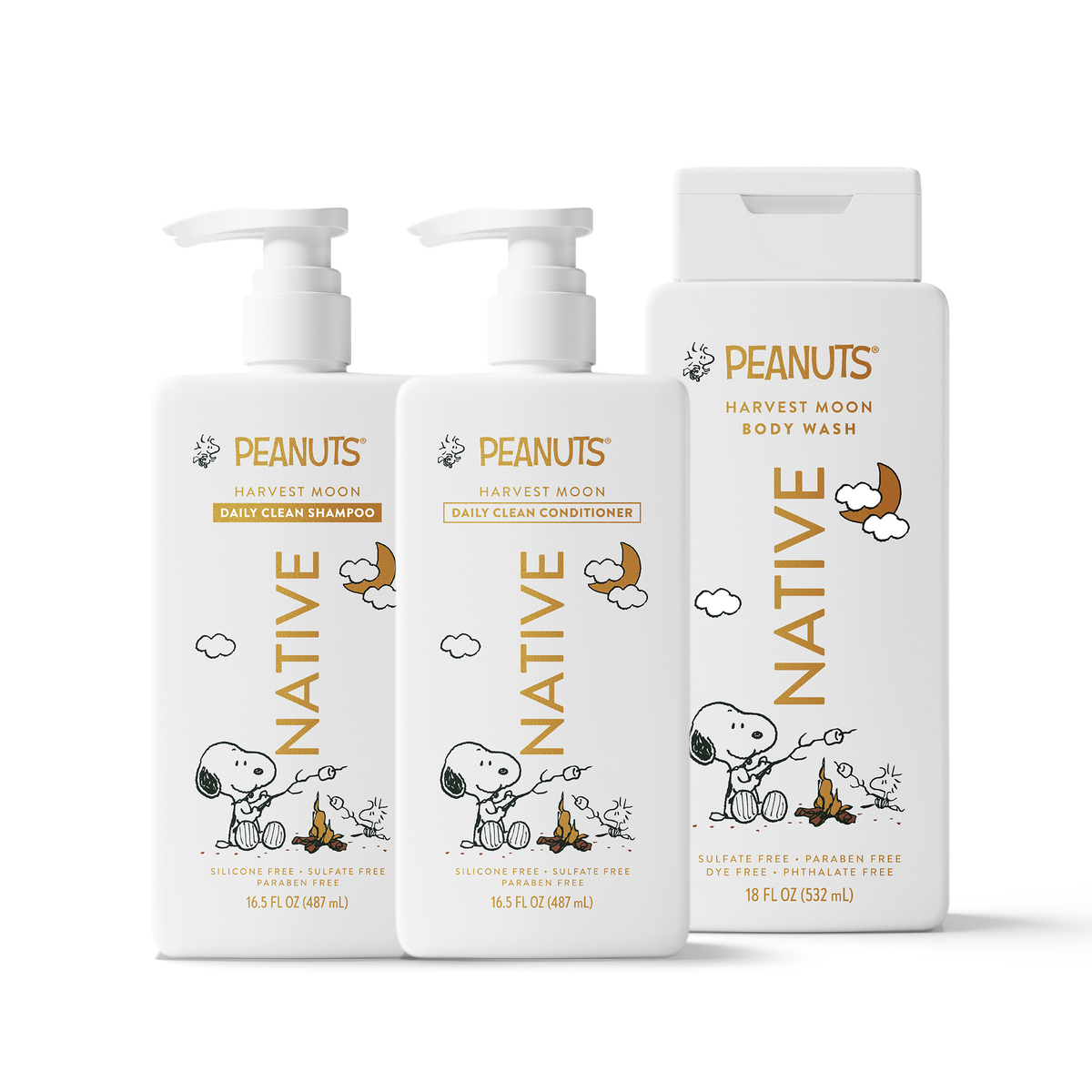 Native Shower Essentials Trio